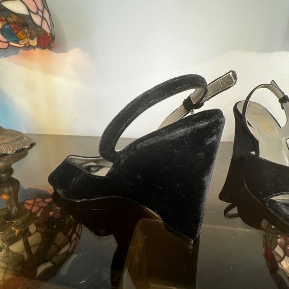Prada Suede Wedges size 8 US/ 39 EU - Picture 9 of 13
